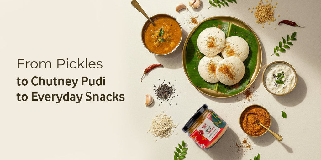 From Pickles to Chutney Pudi to Everyday Snacks