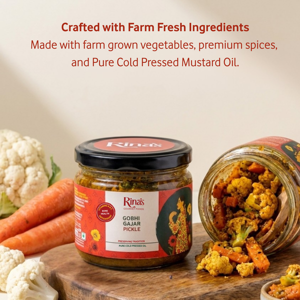 Gobhi Gajar Pickle | Gobhi Gajar Achar