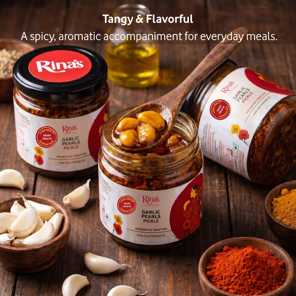 Garlic Pearls Pickle | Lehsun Ka Achar