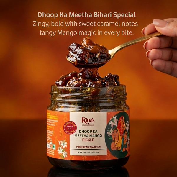Dhoop ka Meetha Mango Pickle | Sun Cured Mango Sweet Achar