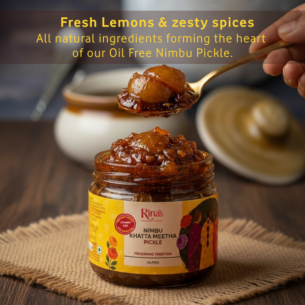 Nimbu Khatta Meetha Pickle | Nimbu Sweet and Sour Achar