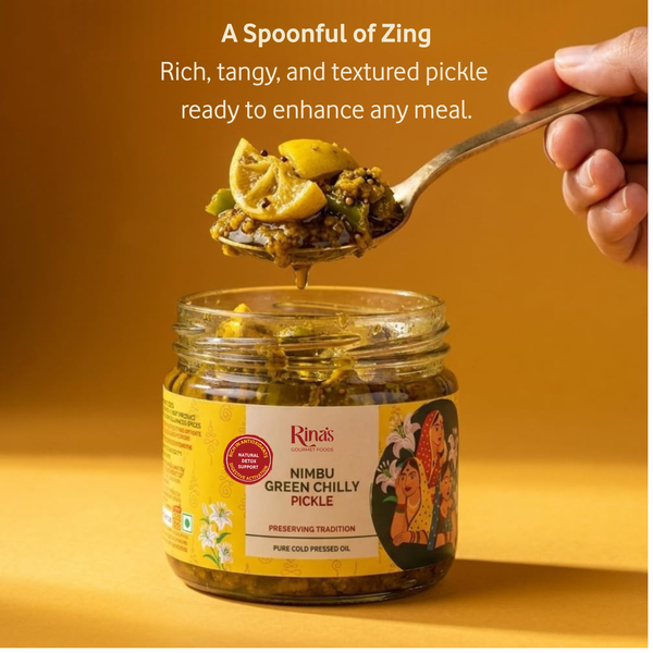 Nimbu Green Chilly Pickle | Nimbu Mirchi Khatta Achar