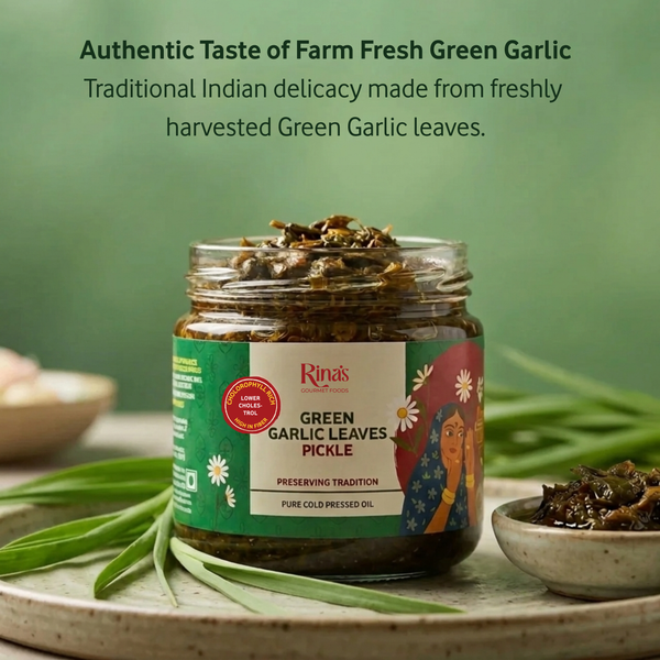 Green Garlic Leaves Pickle | Hara Lehsun ka Achar