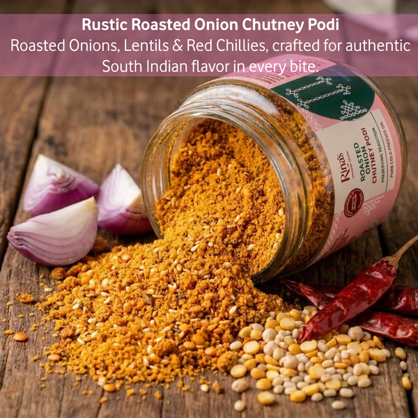 Roasted Onion - Chutney Pudi
