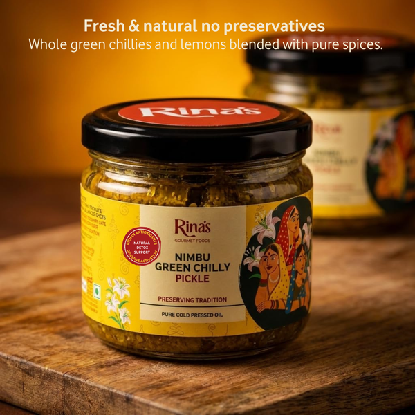 Nimbu Green Chilly Pickle | Nimbu Mirchi Khatta Achar