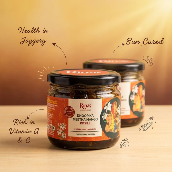 Dhoop ka Meetha Mango Pickle | Sun Cured Mango Sweet Achar