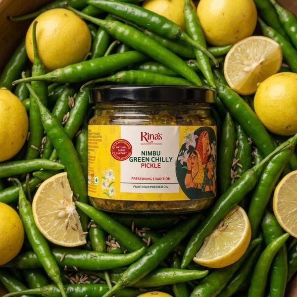 Nimbu Green Chilly Pickle | Nimbu Mirchi Khatta Achar