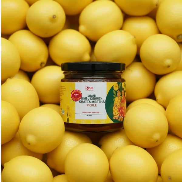 Shahi Nimbu Kishmish Khatta Meetha Pickle