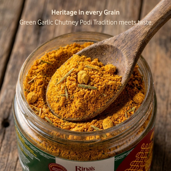Green Garlic Leaves - Chutney Podi