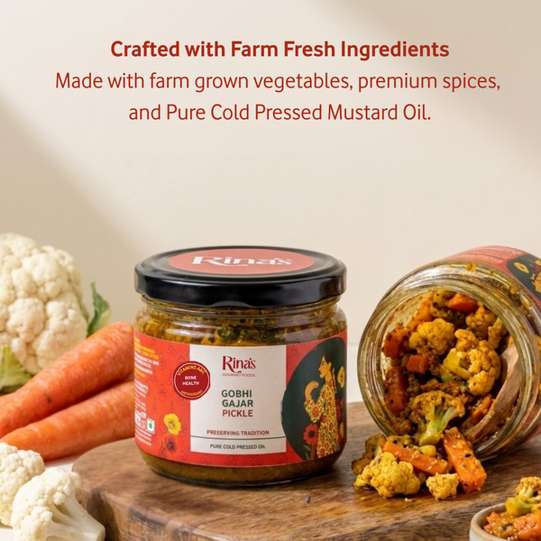 Gobhi Gajar Pickle | Gobhi Gajar Achar