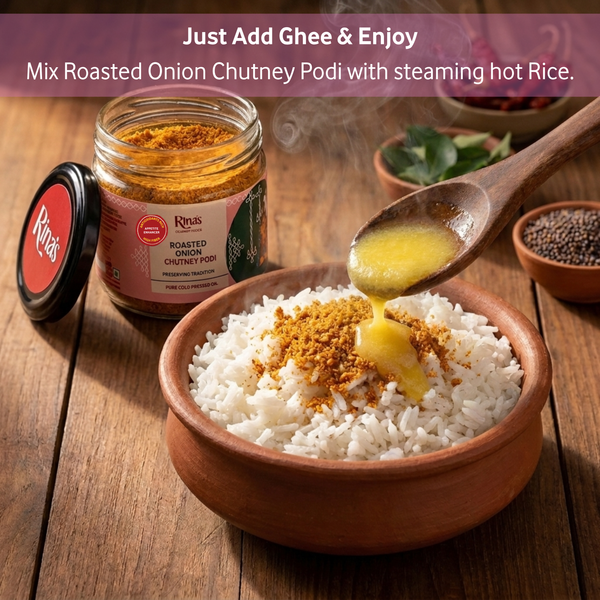 Roasted Onion - Chutney Pudi