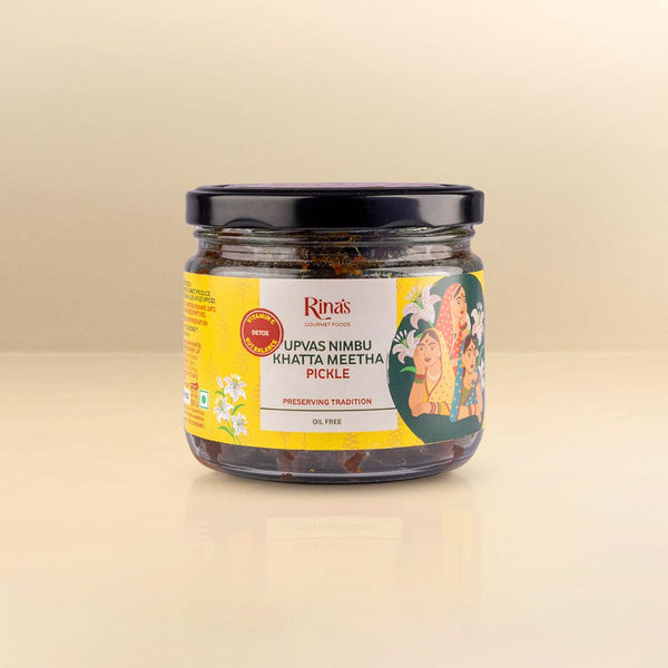 Upvas Nimbu Khatta Meetha Pickle | In Rock Salt