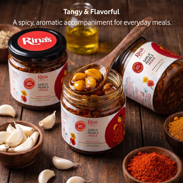 Garlic Pearls Pickle | Lehsun Ka Achar
