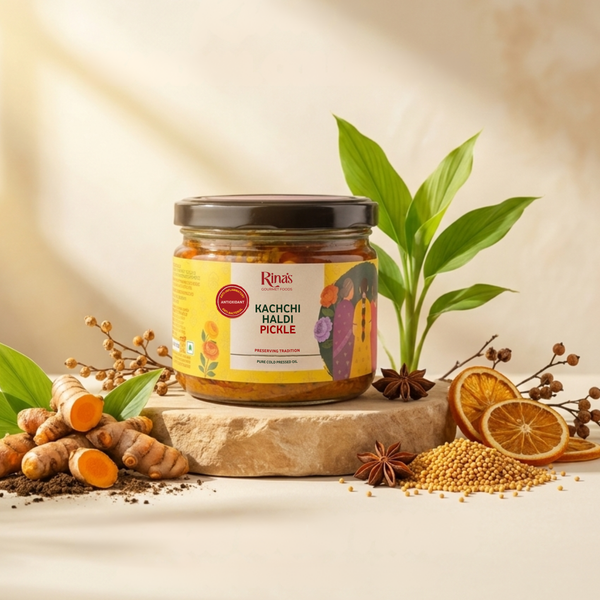 Kachchi Haldi Pickle | Fresh Turmeric Achar