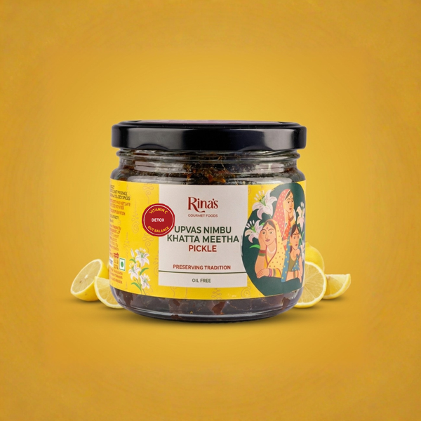 Upvas Nimbu Khatta Meetha Pickle | In Rock Salt