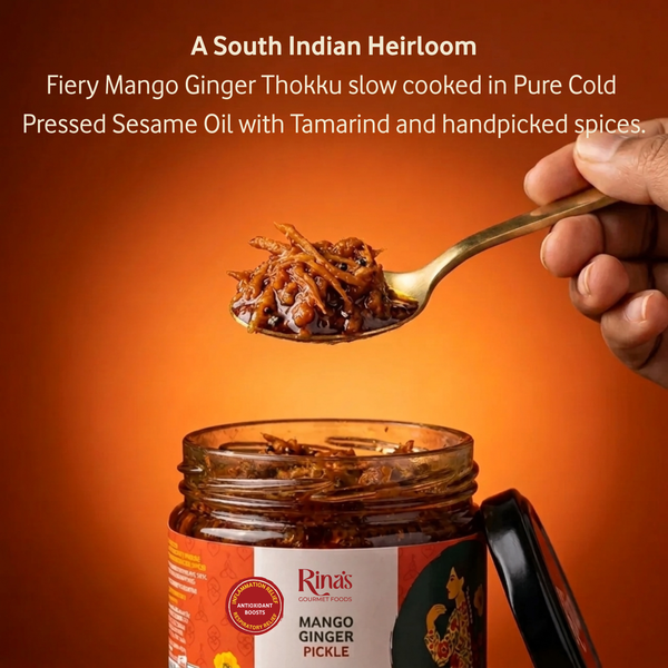 Mango Ginger Pickle | Mangai Inji Thokku