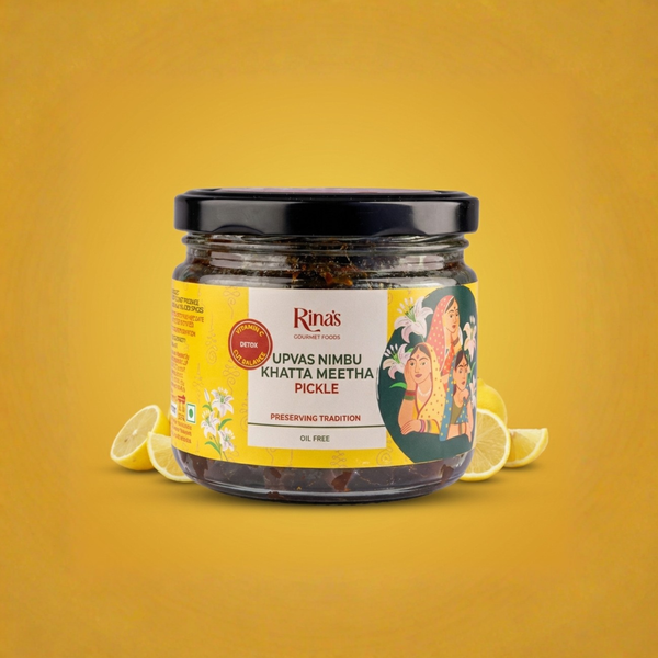 Upvas Nimbu Khatta Meetha Pickle | In Rock Salt