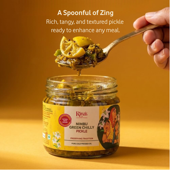Nimbu Green Chilly Pickle | Nimbu Mirchi Khatta Achar