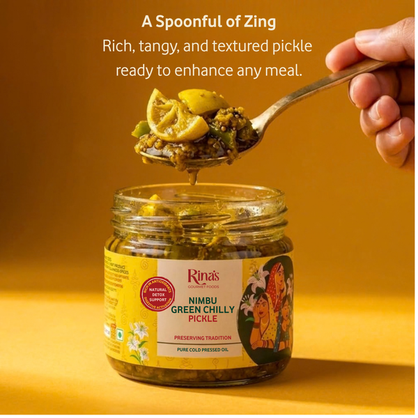Nimbu Green Chilly Pickle | Nimbu Mirchi Khatta Achar