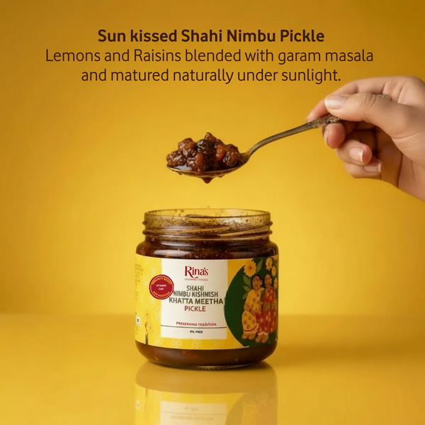 Shahi Nimbu Kishmish Khatta Meetha Pickle