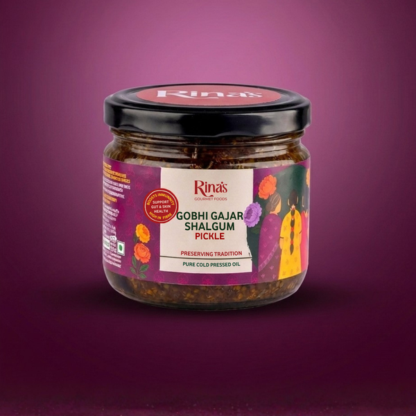 Gobhi Gajar Shalgum Pickle | Sweet Sour