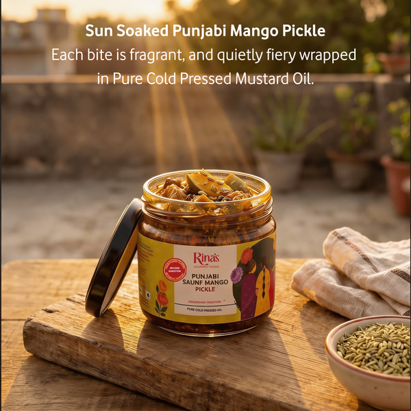 Punjabi Saunf Mango Pickle | Aam Ka Achar
