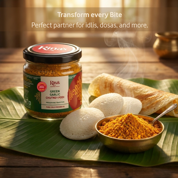 Green Garlic Leaves - Chutney Podi