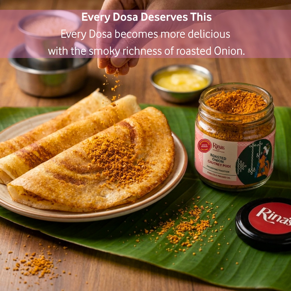 Roasted Onion - Chutney Pudi