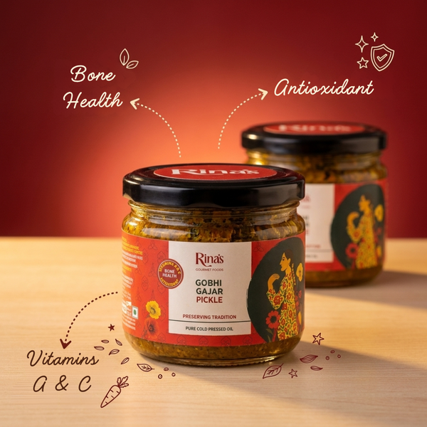 Gobhi Gajar Pickle | Gobhi Gajar Achar