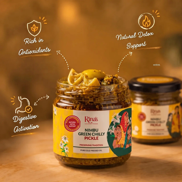 Nimbu Green Chilly Pickle | Nimbu Mirchi Khatta Achar