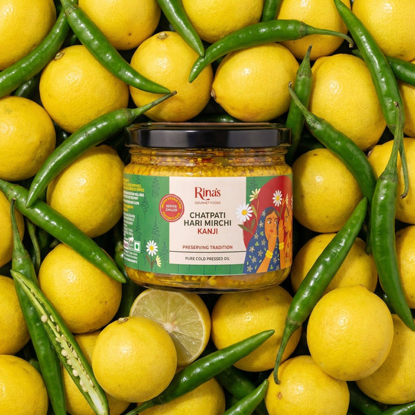 Chatpati Hari Mirchi Kanji | With Pure Lemon Juice