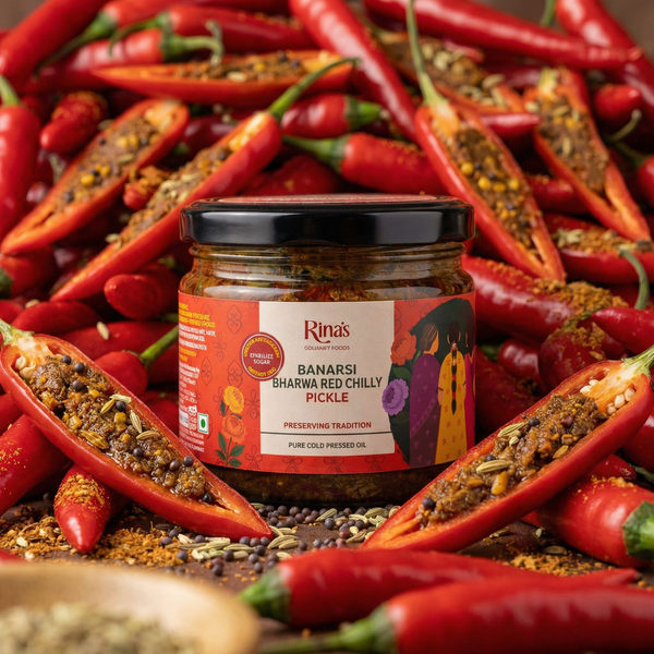 Banarsi Bharwa Red Chilly Pickle | Laal Mirchi Achar